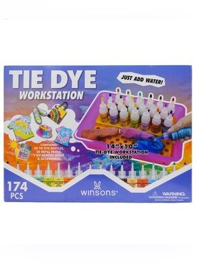 Winsons Tie Dye Kit - DIY Fabric Art Kit NEW IN BOX